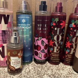 Lot of bath and body works sprays